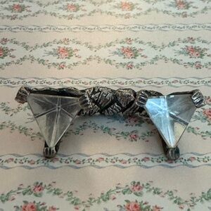 Unearthen Jewelry Double Prism Ring BNWOT Size 5/6 Silver